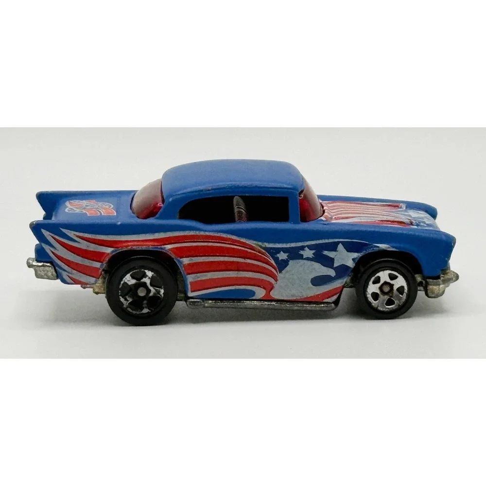 Hot Wheels Star & Stripes '57 Chevy Red/White/Blue With Graphics Die-Cast‎ 1976